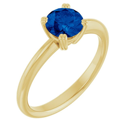 Lab-Grown Blue Sapphire | Round | 6mm