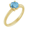 Natural Sky Blue Topaz | Round | 6mm