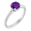 Natural Amethyst | Round | 6mm