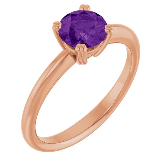 Natural Amethyst | Round | 6mm