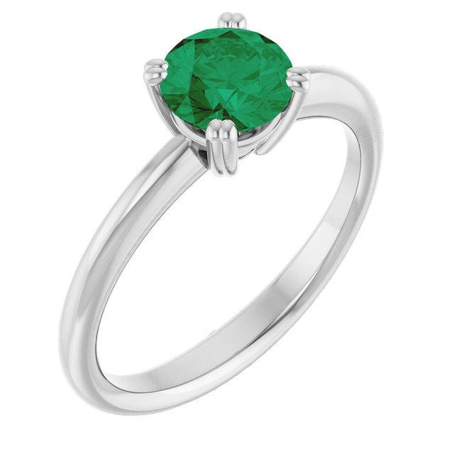 Lab-Grown Emerald | Round | 6mm