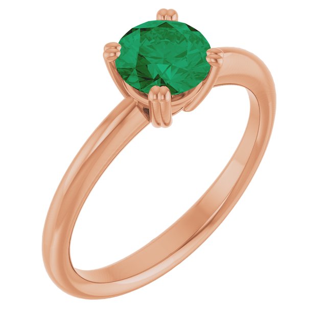 Lab-Grown Emerald | Round | 6mm