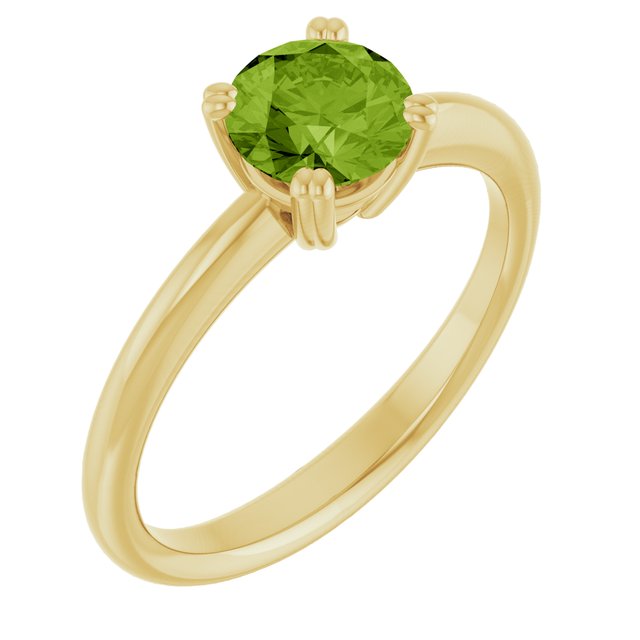 Natural Peridot | Round | 6mm