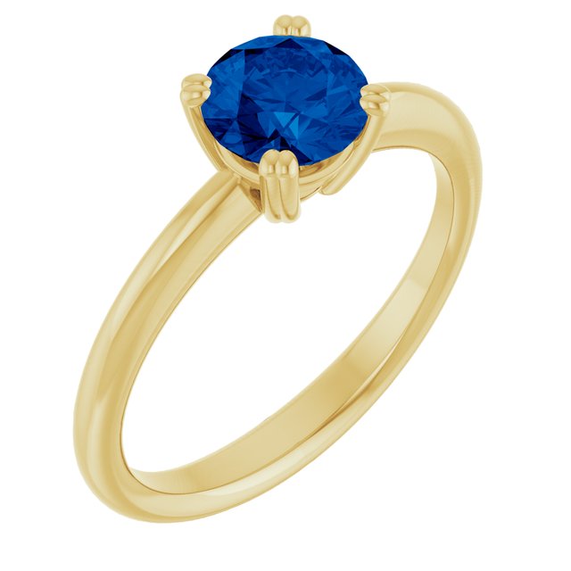 Lab-Grown Blue Sapphire | Round | 6mm