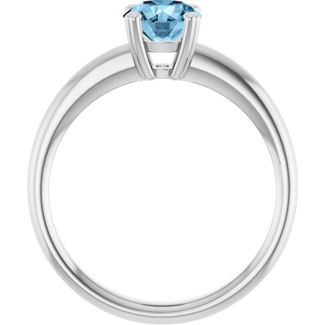 Natural Sky Blue Topaz | Round | 6mm