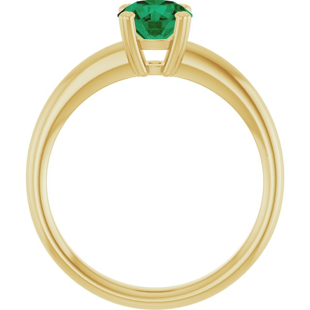 Lab-Grown Emerald | Round | 6mm