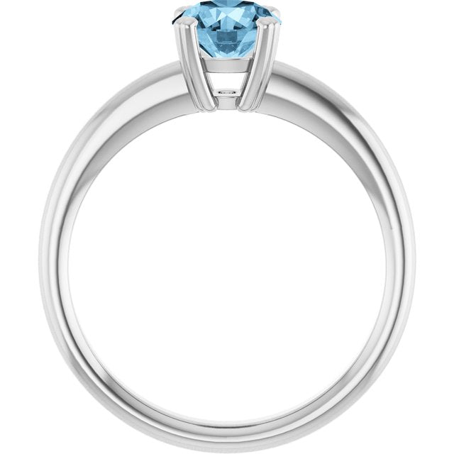 Natural Sky Blue Topaz | Round | 6mm