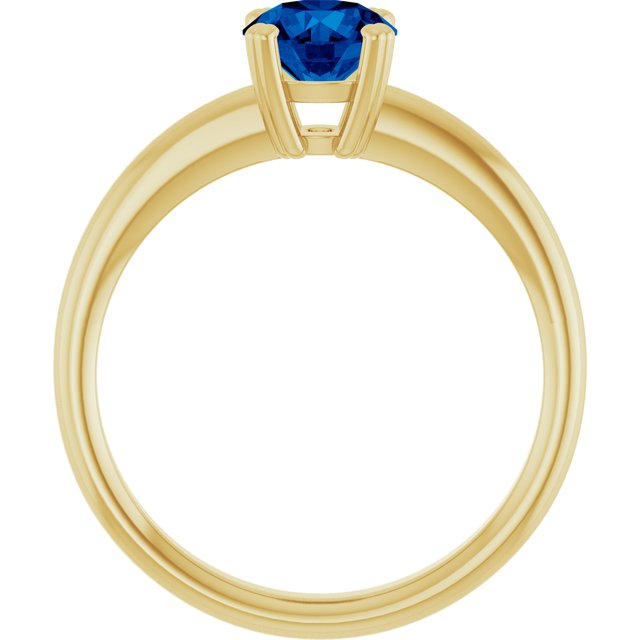 Lab-Grown Blue Sapphire | Round | 6mm