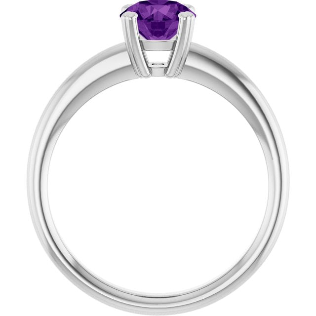 Natural Amethyst | Round | 6mm