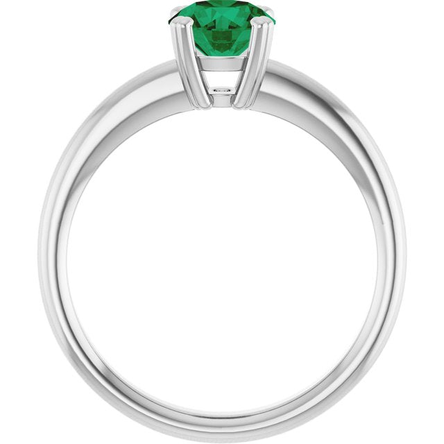 Lab-Grown Emerald | Round | 6mm