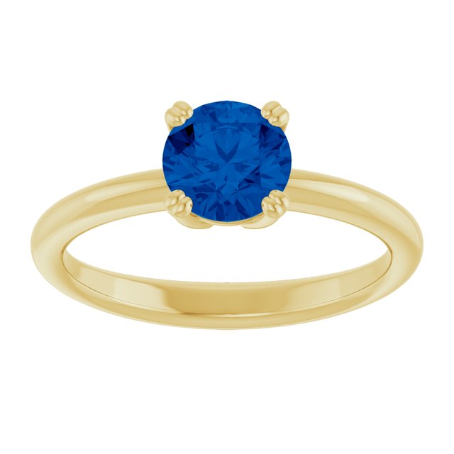 Lab-Grown Blue Sapphire | Round | 6mm