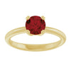 Natural Mozambique Garnet | Round | 6mm