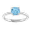 Natural Sky Blue Topaz | Round | 6mm
