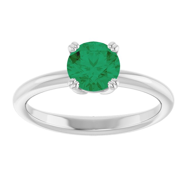 Lab-Grown Emerald | Round | 6mm