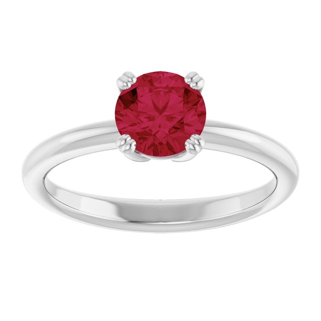 Lab-Grown Ruby | Round | 6mm