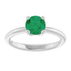 Lab-Grown Emerald | Round | 6mm