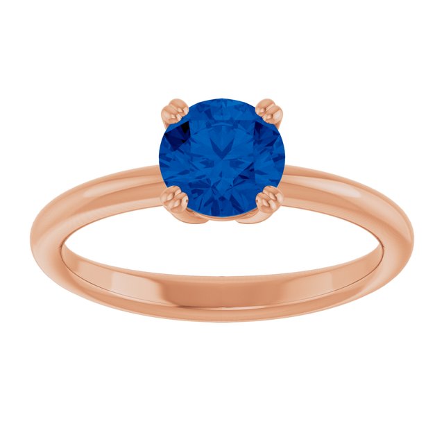 Lab-Grown Blue Sapphire | Round | 6mm