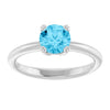 Natural Aquamarine | Round | 6mm