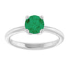 Lab-Grown Emerald | Round | 6mm