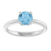 Natural Sky Blue Topaz | Round | 6mm