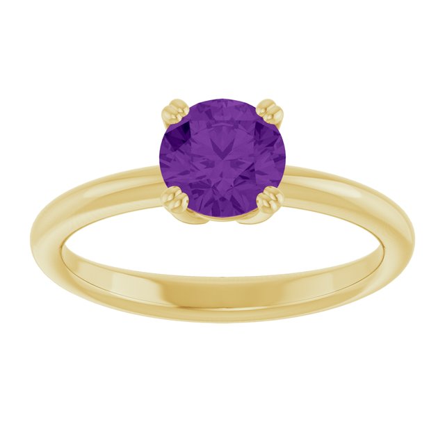 Natural Amethyst | Round | 6mm