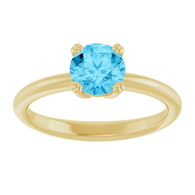 Natural Aquamarine | Round | 6mm