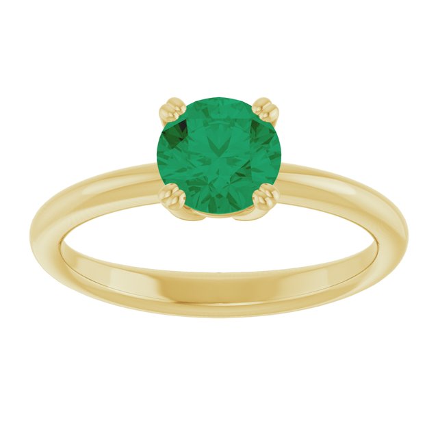 Lab-Grown Emerald | Round | 6mm