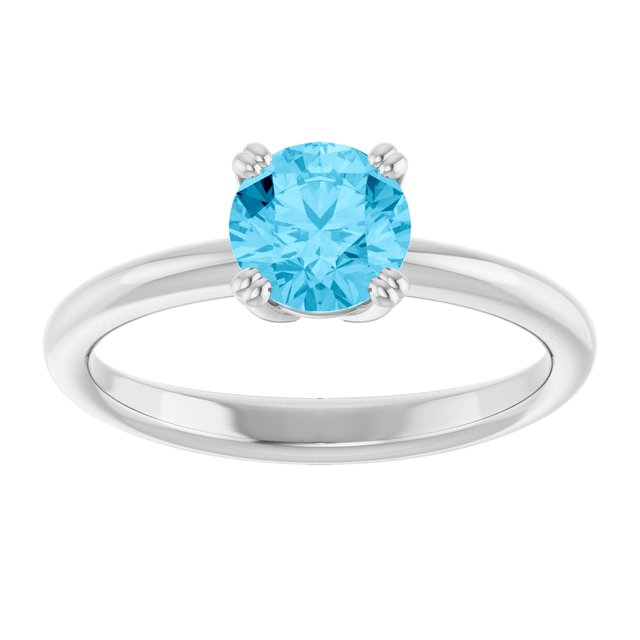 Natural Aquamarine | Round | 6mm