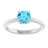 Natural Aquamarine | Round | 6mm