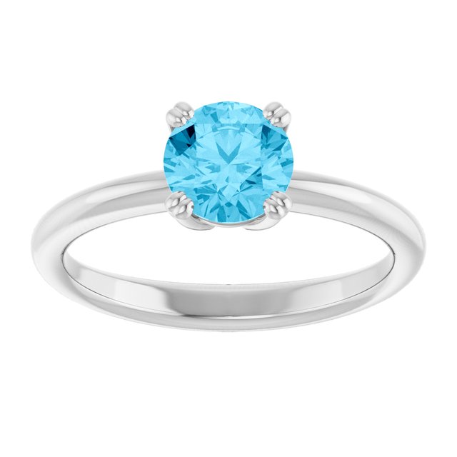 Natural Aquamarine | Round | 6mm