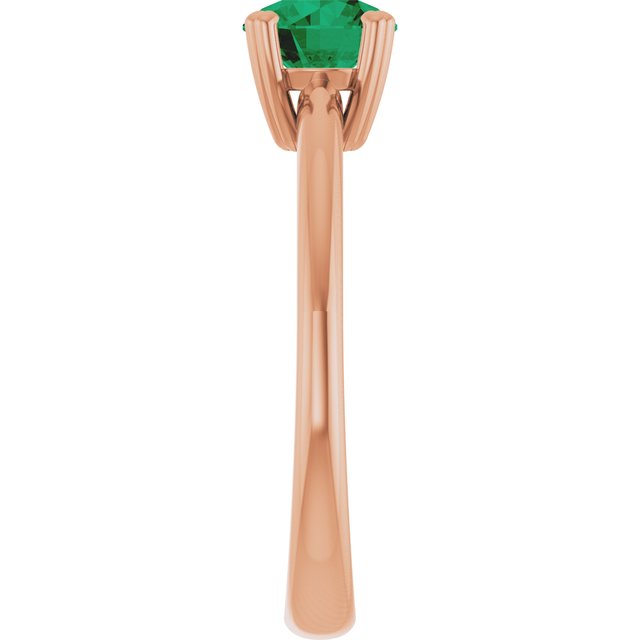 Lab-Grown Emerald | Round | 6mm