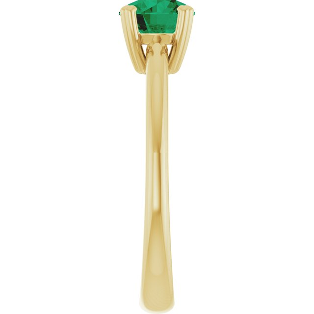 Lab-Grown Emerald | Round | 6mm