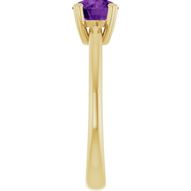 Natural Amethyst | Round | 6mm