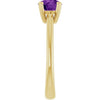 Natural Amethyst | Round | 6mm
