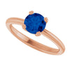 Lab-Grown Blue Sapphire | Round | 6mm