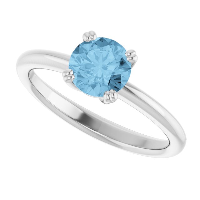 Natural Sky Blue Topaz | Round | 6mm
