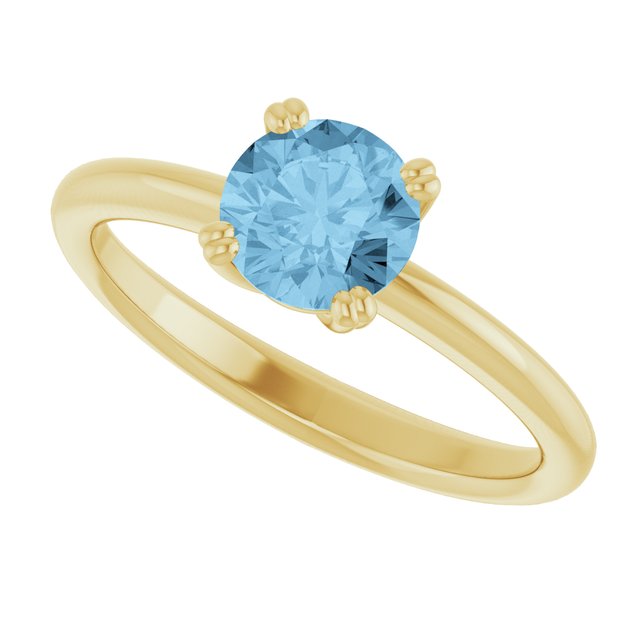 Natural Sky Blue Topaz | Round | 6mm