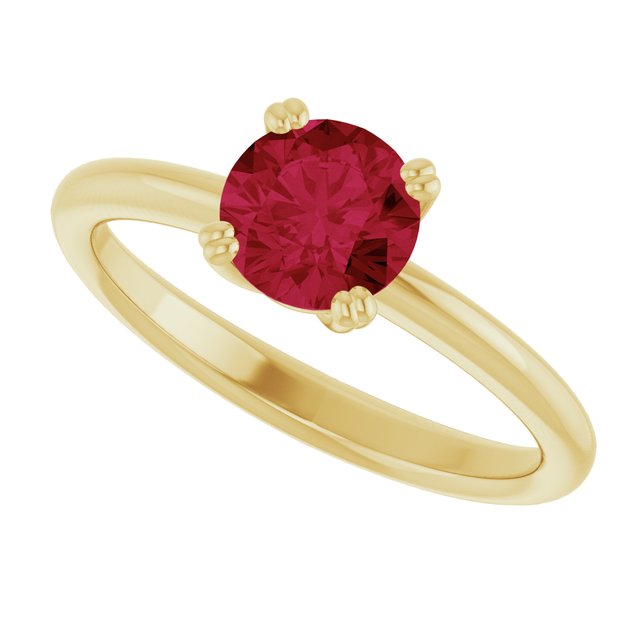 Lab-Grown Ruby | Round | 6mm