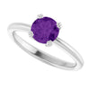 Natural Amethyst | Round | 6mm