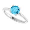 Natural Aquamarine | Round | 6mm