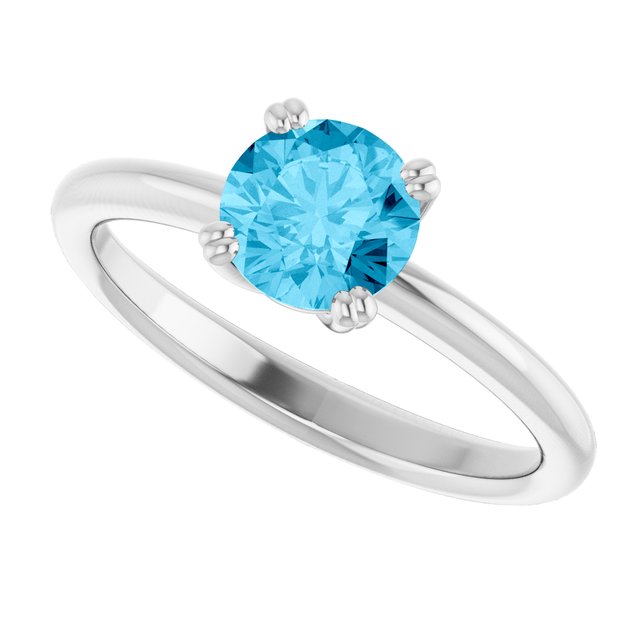 Natural Aquamarine | Round | 6mm