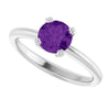Natural Amethyst | Round | 6mm