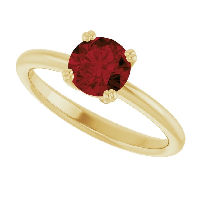 Natural Mozambique Garnet | Round | 6mm