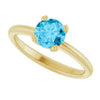 Natural Aquamarine | Round | 6mm