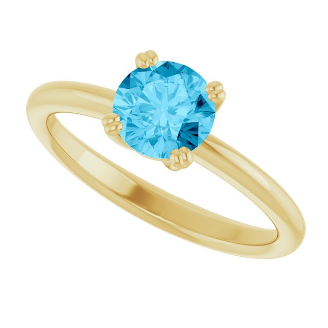 Natural Aquamarine | Round | 6mm