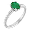 Lab-Grown Emerald | Oval | 7 x 5mm