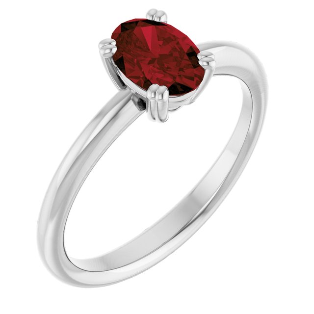 Natural Mozambique Garnet | Oval | 7 x 5mm