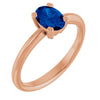 Lab-Grown Blue Sapphire | Oval | 7 x 5mm
