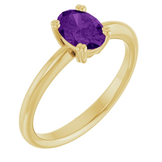 Natural Amethyst | Oval | 7 x 5mm