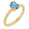 Natural Sky Blue Topaz | Oval | 7 x 5mm